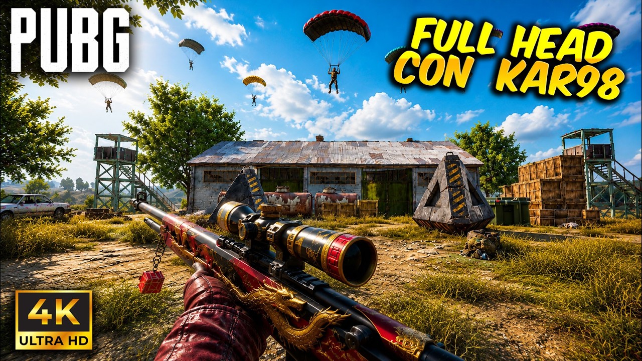 QUERES VER LOS MEJORES HEADS con KAR98 en PUBG? 😎 Estos graficos se ven BRUTALES