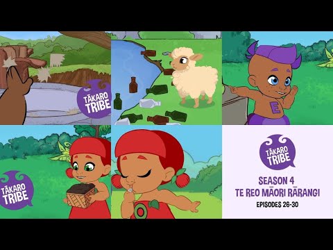 26-30 Rārangi | Tākaro Tribe Season 4 | Te Reo Māori | Learn Te Reo Māori | Kids Cartoon