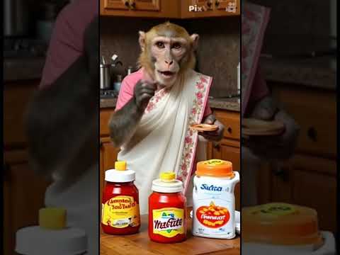 L M  Vs  A M #comedy #trending #funny #monkey Dance