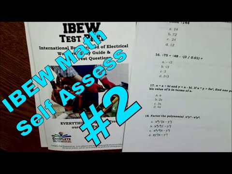 IBEW Math Self Assessment #2, Problems #15-23