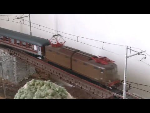 E636 con Exp 831 "Freccia del Sud" (Milano) Catania-Agrigento - 1997