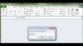 Forgot Excel 2010 Password, Remove Excel Password Online