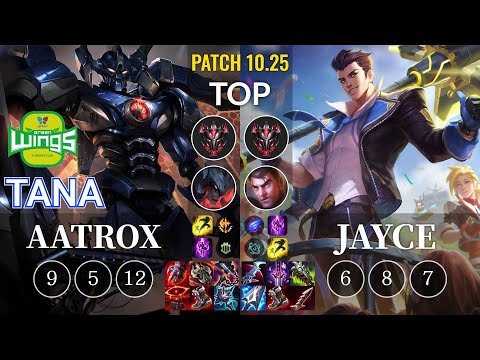 JAG TaNa Aatrox vs Jayce Top - KR Patch 10.25