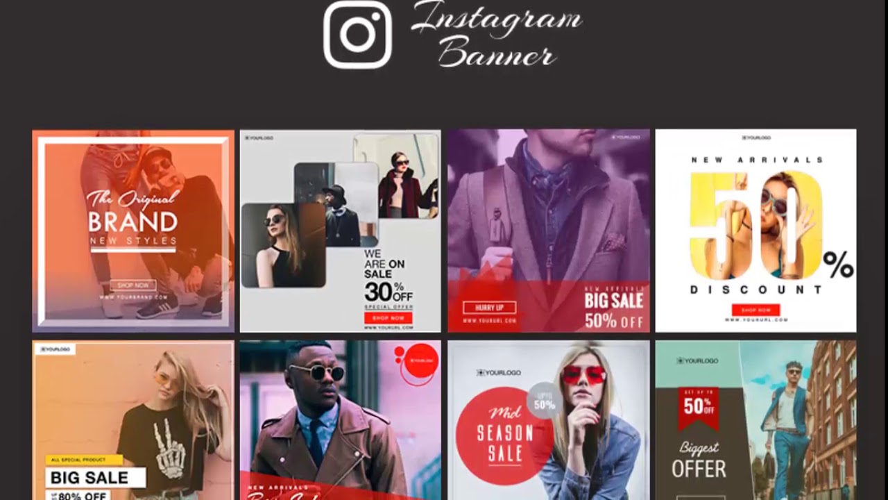 Photoshop Free Download – Instagram Ad Banner Templates