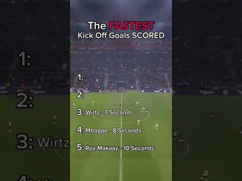 The fastest goals on football history!