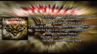 Never Let It Die - Hatebreed &quot;With lyrics/con letra&quot;