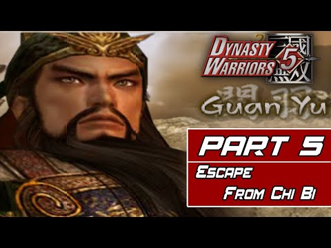 Guan Yu Part 5 - Escape from Chi Bi PS2 - PCSX2 (4K/60FPS) Dynasty Warriors 5 (DW5)
