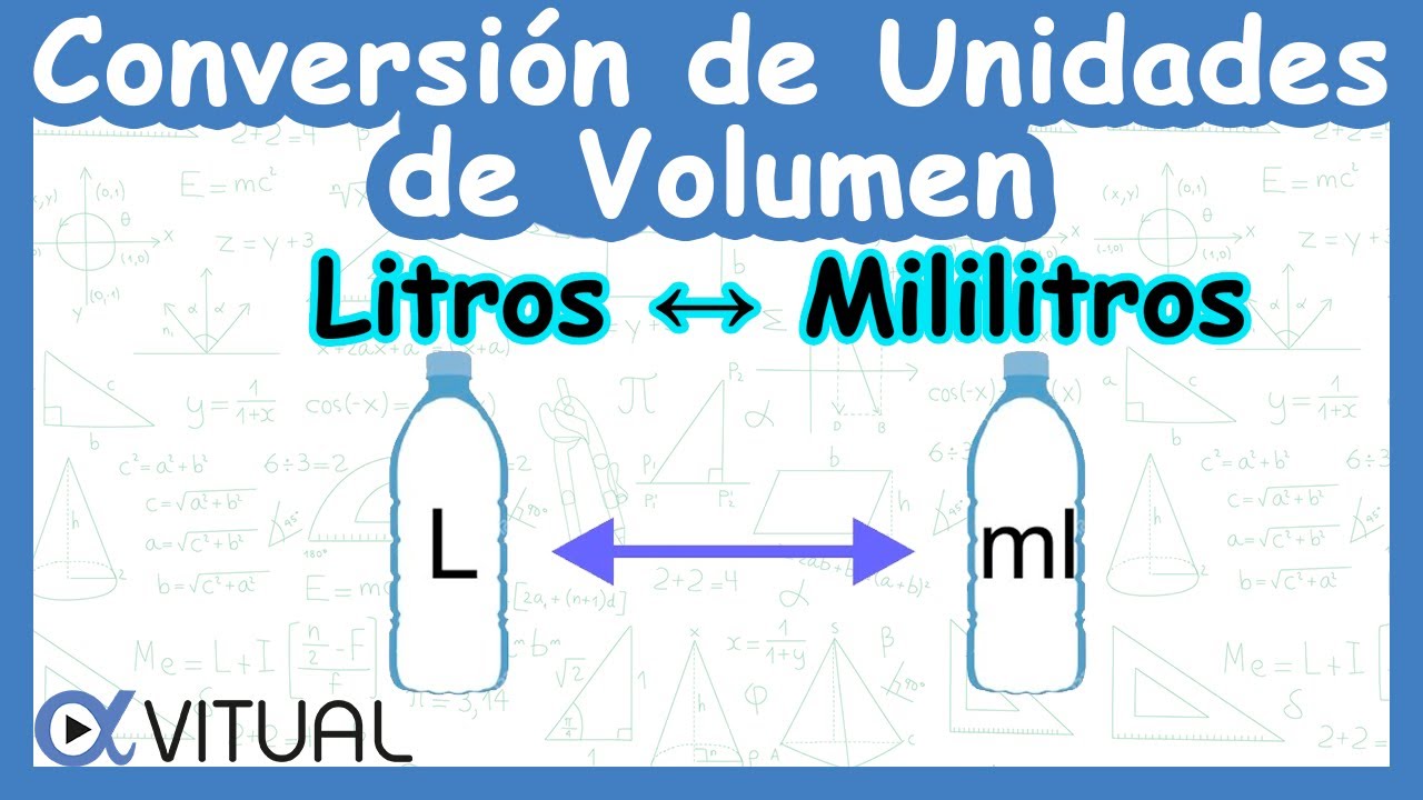 🧊 Conversión de Unidades de Volumen: Litros a Mililitros y Mililitros a Litros