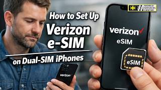 How to Set Up Verizon eSIM on Dual-SIM iPhones (Work & Personal Lines) – Complete Guide