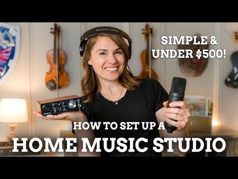 How to Record Music from Home - Home Studio Essentials Under $500!