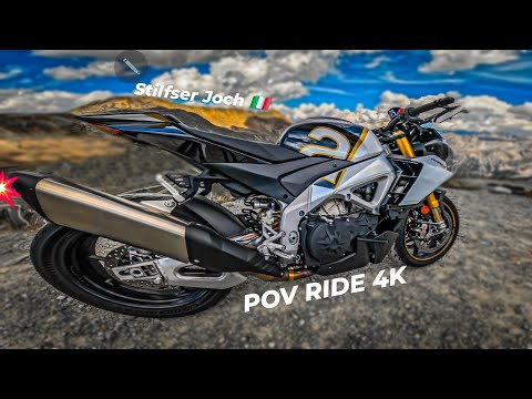 Brutal Quickshifter Sound - Aprilia Tuono V4 1100 - 4K Stilfser Joch