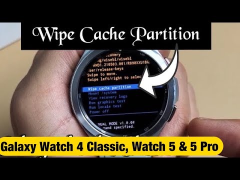 Galaxy Watch 4 Classic Watch 5 5 Pro Frozen Unresponsive or Stuck Fixed