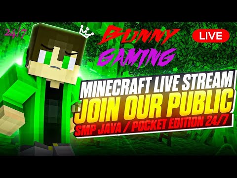 Ultimate 24/7 SMP Server with Bunny Gaming!