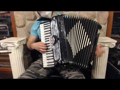 4517 - Black Titano Piano Accordion LMM 41 120 $1199