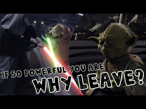 Why Yoda CHOSE to go Into Exile!