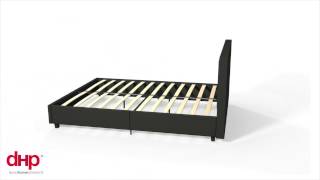 How To Assemble: Wooden slats, single and double plastic caps.