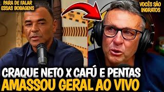 🚨TRETA ENTRE NETO X CAFU?|NETO PIROU FALOU DE CAFÚ E DOS PENTAS E CAFÚ REBATEU| Que treta foi essa?