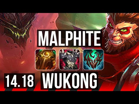 MALPHITE vs WUKONG (TOP) | 12/1/12, Legendary | NA Challenger | 14.18