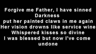 Cradle of filth - forgive me father (I have sinned) lyrics