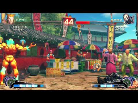 ACE・EIRIN [Guile] vs ggu love [Seth] SSF4 Japanese Online Ranked Matches - TRUE-HD