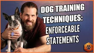 Video: Dog/Parent Training Using Enforceable Statements