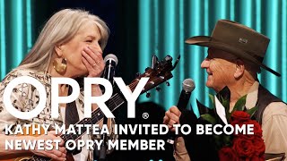 Charlie McCoy Invites Kathy Mattea To Become Newest Member of the Grand Ole Opry!