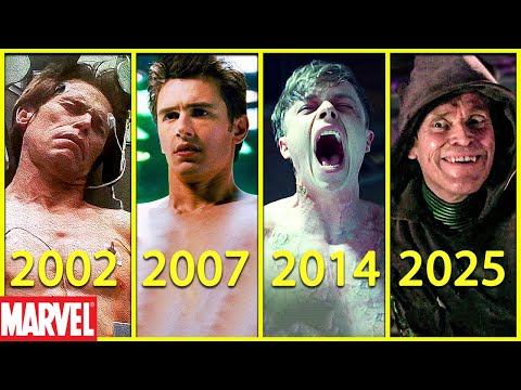 Evolution of Transformation into Green Goblin in Movies and TV (1981-2025)