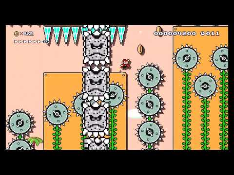 Speed Runners Are Insane- Super Mario Maker 2 20 Seconds Thwomp Temple Run