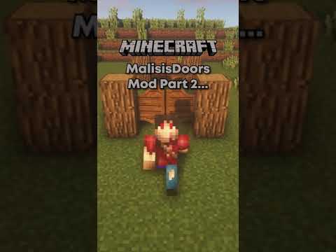 Minecraft ANIMATED DOORS!🚪 (MalisisDoors Mod Pt. 2)