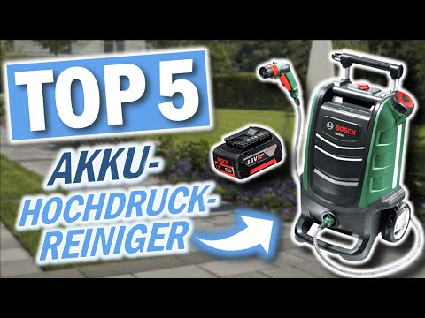 Die besten AKKU HOCHDRUCKREINIGER 2026 | Top 5 Akku Hochdruckreiniger Vergleich