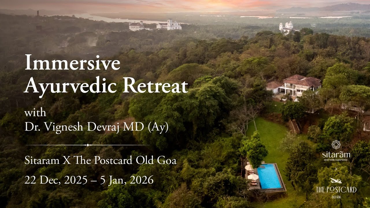 Upcoming 14 day Ayurvedic workshop with Dr Vignesh Devraj, MD (Ay)