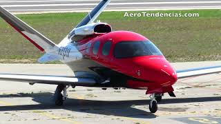 Three Cirrus Vision SF50 at Sabadell Airport