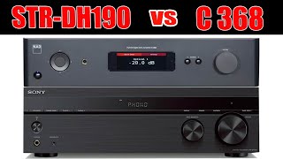 Sony STR DH190  vs NAD C 368 Comparison with KEF LS50M [Blind Test]