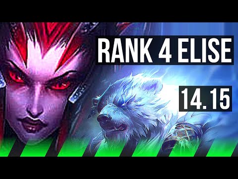 ELISE vs VOLIBEAR (JGL) | Rank 4 Elise, 7/1/5 | NA Challenger | 14.15