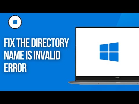 How To Fix The Directory Name Is Invalid Error - Solve The Directory Name Is Invalid [100% WORKING]