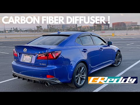 LEXUS GETS MORE MODS (CARBON DIFFUSER/ GREDDY EXHAUST)