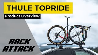 Thule TopRide Fork Mount Thru Axle Bike Rack Install and Demonstration