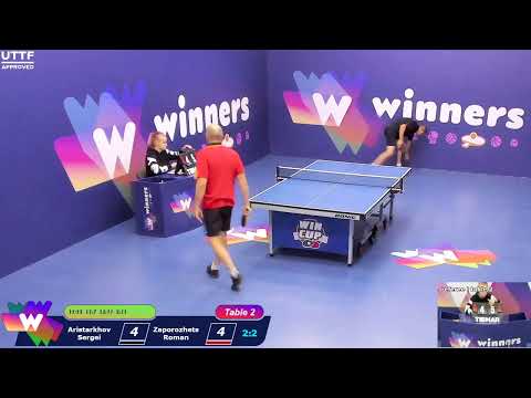 WINners CUP table 2  21.09 Aristarkhov Sergei - Zaporozhets Roman  17:30