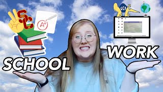 TIPS FOR BALANCING FULL-TIME WORK AND GRAD SCHOOL! // *that don't involve crying in your car..*