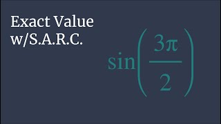 Exact Value of sin(3pi/2) - Unit Circle Survival Guide