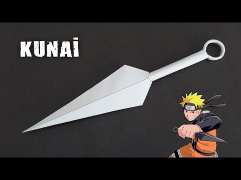 MAKING KUNAI FROM PAPER - ( How To Make a Paper Kunai )
