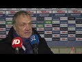 Dick Advocaat na afloop van RKC Waalwijk-Feyenoord: 'Groot aantal Feyenoord-spelers had de fithei...