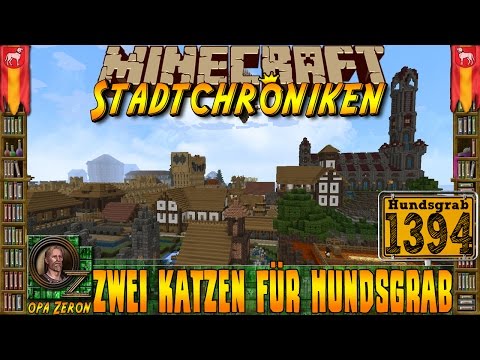 Minecraft #1394 -Stadtchroniken- Zwei Katzen für Hundsgrab [HD+Deutsch]