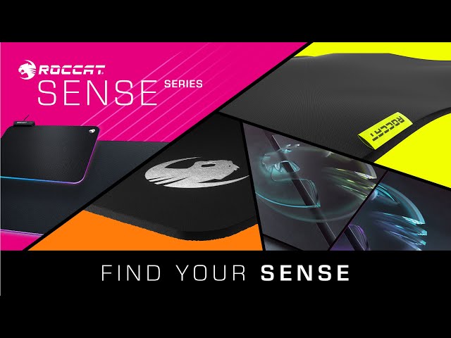 Video Teaser für NEW ROCCAT Sense Mousepad Range (Core, Icon, CTRL And Pro)