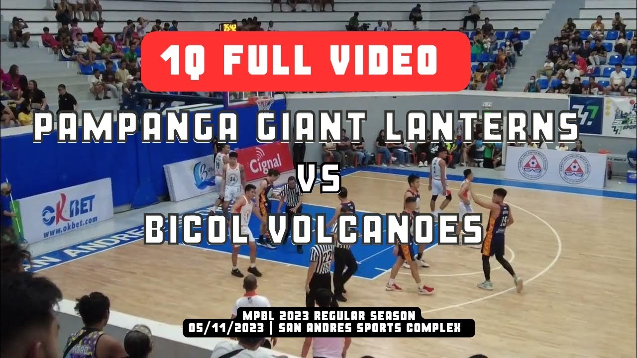 Pampanga Giant Lanterns vs Bicol Volcanoes 1Q Full Video (MPBL 2023 Season)