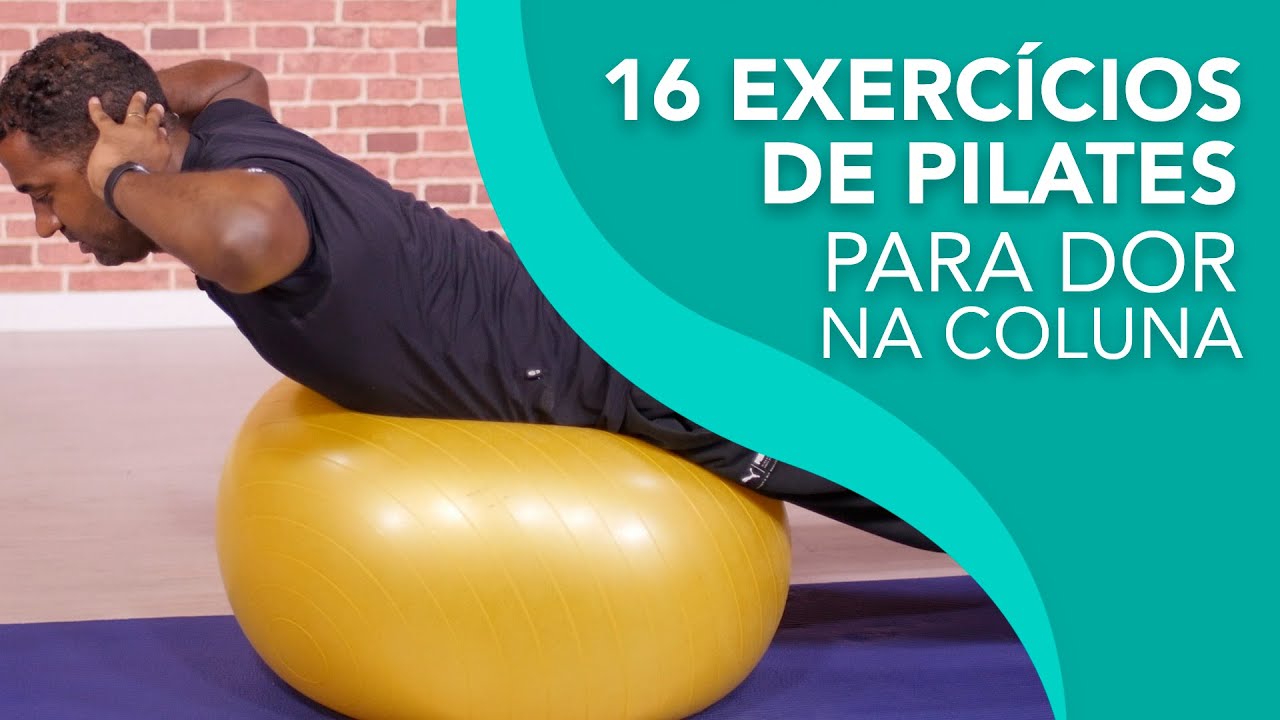 Watch Now 16 Exercícios de Pilates para Coluna com bola 16 Exercícios de Pilates para Coluna com bola