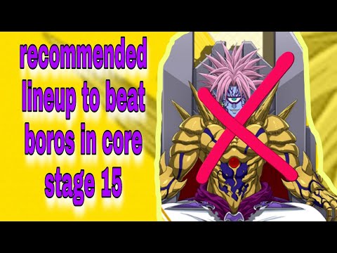 ONE PUNCH MAN : THE STRONGEST - BEST LINEUP TO BEAT BOROS IN CORE STAGE 15