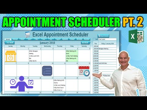 How To Create This AMAZING Week View Schedule In Excel Part 1