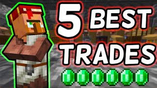 BEST 5 Villager Trades - Minecraft 1.20.5