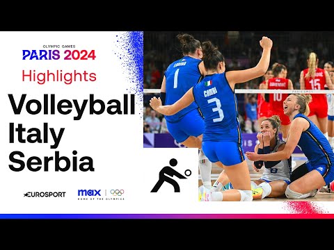Italy beat Serbia to go one win away from first Olympic medal 🇮🇹 | Women's Volleyball | #Paris2024